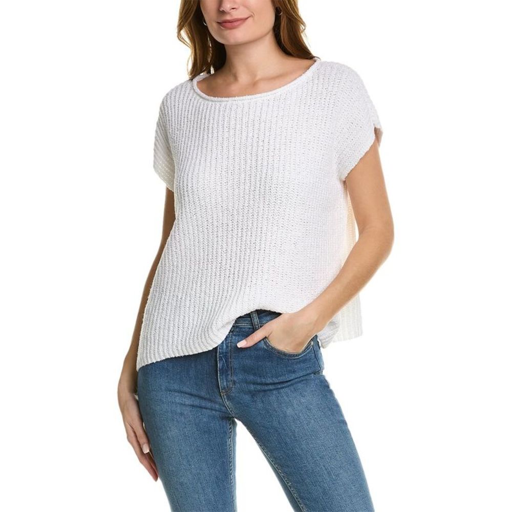 Women's White Knit Sweater